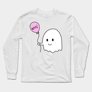 Cute ghost - Boo! Long Sleeve T-Shirt